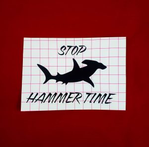 Shark Week Day 7 Hammerhead Hammer Time Bumper Sticker