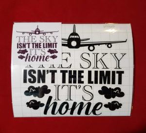 The Sky Isn’t The Limit It’s Home Aviation Bumper Sticker