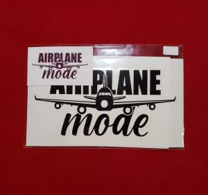 Airplane Mode Aviation Bumper Sticker