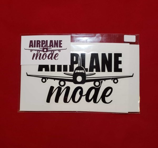 Airplane Mode Aviation Bumper Sticker