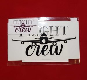 Flight Crew Aviation Bumper Sticker