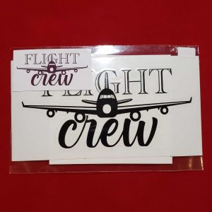 Flight Crew Aviation Bumper Sticker